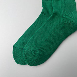 LOOSE PILE CREW SOCKS - GREEN