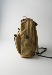 DAY PACK + LEATHER PATCH - SANDSTONE