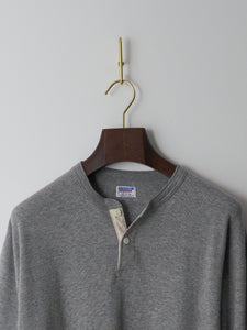 Thermal Henley - Heather Grey