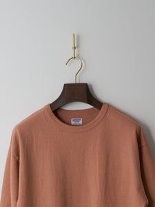 Stand Wheel H/W Long Sleeve Tee - Salmon Pink