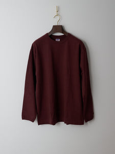 Stand Wheel H/W Long Sleeve Tee - Bordeaux