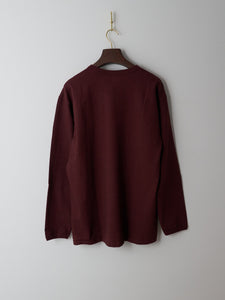 Stand Wheel H/W Long Sleeve Tee - Bordeaux