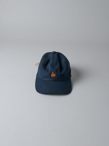 Swan Logo Cap – Organic Cotton Gabardine (68 Night Blue)