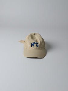 MbS Logo Cap – Organic Cotton Gabardine (161 Light Khaki)