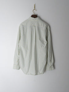 Brushed Split Stripe Oxford - Blue