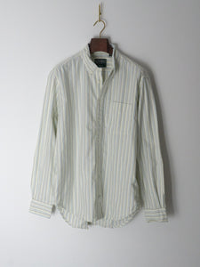 Brushed Split Stripe Oxford - Blue