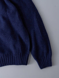 Seamless Crew – Indigo Soft Knit