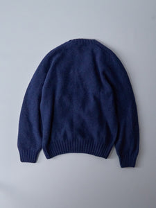 Seamless Crew – Indigo Soft Knit