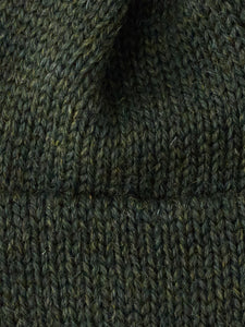 Short Watch Cap in British Wool - Olive