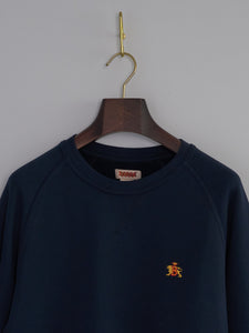 Baracuta Logo Crew Neck - Navy