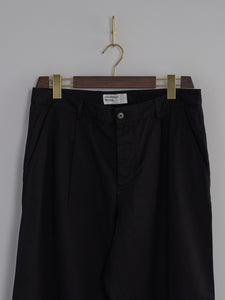 Duke Pant in Black Twill