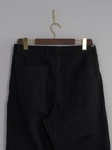 Duke Pant in Black Twill