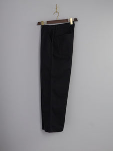 Duke Pant in Black Twill