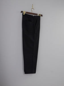 Duke Pant in Black Twill