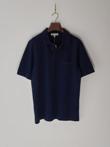 MEN'S POLO SHIRT WITH POCKET, 7,2OZ/SQ.YD., RELAXED FIT (66 INK BLUE)