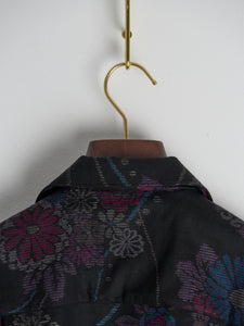 Top Dyed Floral, Bark Cloth