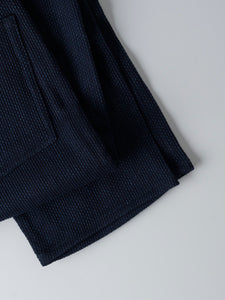 Indigo Sashiko Jacquard Monpe