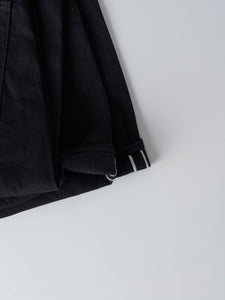 14oz Black Classic Straight Selvedge Jeans - BLACK