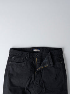 14oz Black Classic Straight Selvedge Jeans - BLACK