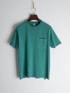 Pigment Dyed Pocket T-Shirt - Foggy Green