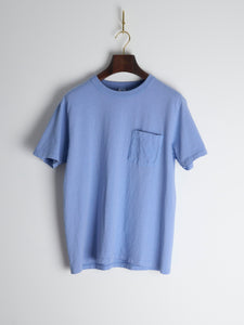 Pigment Dyed Pocket T-Shirt - Foggy Blue