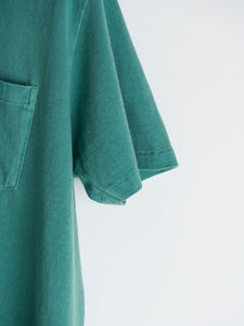 Pigment Dyed Pocket T-Shirt - Foggy Green