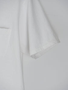 Pigment Dyed Pocket T-Shirt - White